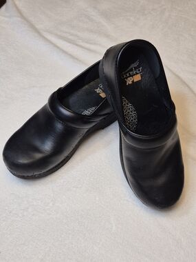 Dansko Black Professional Slip-On Clogs